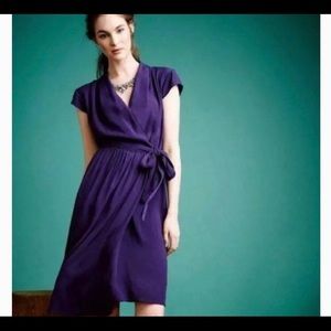 Anthropologie Navy Maeve Noronha Dress